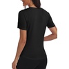 image:imageAlaroo Womens Summer Tops Short Sleeve Shirts Crewneck Basic TeeBlack