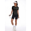 image:imageAlaroo Womens Summer Tops Short Sleeve Shirts Crewneck Basic TeeLeopard Print