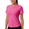 image:imageAlaroo Womens Summer Tops Short Sleeve Shirts Crewneck Basic TeePink