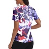 image:imageAlaroo Womens Summer Tops Short Sleeve Shirts Crewneck Basic TeePurple Print