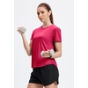image:imageAlaroo Womens Summer Tops Workout Short Sleeve Crewneck T ShirtsRed
