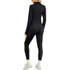 image:imageAlaroo Workout Sets for Women 2 Piece Fashion Clothing 14 Zip Fall Outfits01 Black