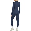 image:imageAlaroo Workout Sets for Women 2 Piece Fashion Clothing 14 Zip Fall Outfits03 Navy Blue