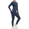 image:imageAlaroo Workout Sets for Women 2 Piece Fashion Clothing 14 Zip Fall Outfits03 Navy Blue