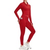 image:imageAlaroo Workout Sets for Women 2 Piece Fashion Clothing 14 Zip Fall Outfits04 Red