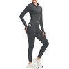 image:imageAlaroo Workout Sets for Women 2 Piece Fashion Clothing 14 Zip Fall Outfits06 Deep Grey