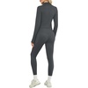 image:imageAlaroo Workout Sets for Women 2 Piece Fashion Clothing 14 Zip Fall Outfits06 Deep Grey