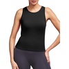 image:imageAlaroo Workout Tops for Women Sleeveless Racerback Tank TopsBlack