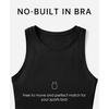 image:imageAlaroo Workout Tops for Women Sleeveless Racerback Tank TopsBlack