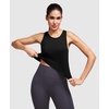 image:imageAlaroo Workout Tops for Women Sleeveless Racerback Tank TopsBlack