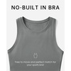 image:imageAlaroo Workout Tops for Women Sleeveless Racerback Tank TopsMarble Grey