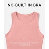 image:imageAlaroo Workout Tops for Women Sleeveless Racerback Tank TopsMilk Orange Pink