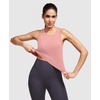 image:imageAlaroo Workout Tops for Women Sleeveless Racerback Tank TopsMilk Orange Pink