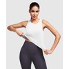 image:imageAlaroo Workout Tops for Women Sleeveless Racerback Tank TopsMilk White