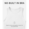 image:imageAlaroo Workout Tops for Women Sleeveless Racerback Tank TopsMilk White