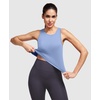 image:imageAlaroo Workout Tops for Women Sleeveless Racerback Tank TopsStill Water Blue