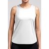 image:imageAlaroo Workout Tops for Women Summer Athletic Tank Tops Sleeveless Shirts Quick Dry Yoga Athletic Running Gym Clothes0white