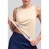 image:imageAlaroo Workout Tops for Women Summer Athletic Tank Tops Sleeveless Shirts Quick Dry Yoga Athletic Running Gym ClothesBeige