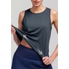 image:imageAlaroo Workout Tops for Women Summer Athletic Tank Tops Sleeveless Shirts Quick Dry Yoga Athletic Running Gym ClothesDusty Blue
