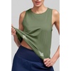 image:imageAlaroo Workout Tops for Women Summer Athletic Tank Tops Sleeveless Shirts Quick Dry Yoga Athletic Running Gym ClothesMisty Green