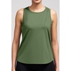 image:imageAlaroo Workout Tops for Women Summer Athletic Tank Tops Sleeveless Shirts Quick Dry Yoga Athletic Running Gym ClothesMisty Green