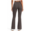 image:imageAlaroo Yoga Pants Flare Leggings with Pockets for Women 2931Brown