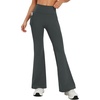 image:imageAlaroo Yoga Pants Flare Leggings with Pockets for Women 2931Dark Grey
