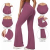image:imageAlaroo Yoga Pants Flare Leggings with Pockets for Women 2931Dark Purple