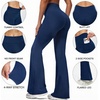 image:imageAlaroo Yoga Pants Flare Leggings with Pockets for Women 2931Navy