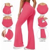 image:imageAlaroo Yoga Pants Flare Leggings with Pockets for Women 2931Pink