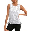 image:imageWomens Tank Tops Workout Tops for Women Pilates Outfits Gym Summer Clothes 2026Ggrey Geometry