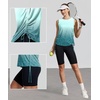 image:imageWomens Tank Tops Workout Tops for Women Pilates Outfits Gym Summer Clothes 2026Hgradient Blue Green
