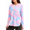 Light Blue Pink Tie Dye