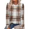 image:imageAlaroo Womens Long Sleeve Shirts 2026 Fall Tunic Tops Crewneck Blouses PrintPrint 01