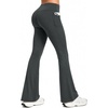 image:imageAlaroo Yoga Pants Flare Leggings with Pockets for Women 2931Dark Grey