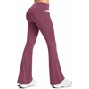 image:imageAlaroo Yoga Pants Flare Leggings with Pockets for Women 2931Dark Purple