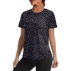 image:imageWomens Workout Tops for Women Sun Shirts UPF 50 Short Sleeve UV Protection Shirt Lightweight Quick Dry Hiking Top for WomenFloral Polka Dot