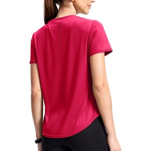 image:imageAlaroo Womens Summer Tops Workout Short Sleeve Crewneck T ShirtsRed