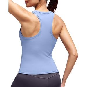 image:imageAlaroo Workout Tops for Women Sleeveless Racerback Tank TopsStill Water Blue