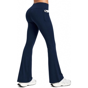 image:imageAlaroo Yoga Pants Flare Leggings with Pockets for Women 2931Navy